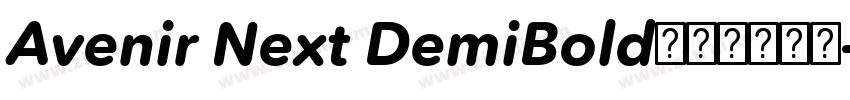 Avenir Next DemiBold字体免费下载字体转换